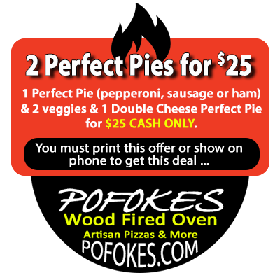 12 Inch Perfect Pie and 12 Inch Cheese for $25 Including Tax! 12 Inch Perfect Pie and 12 Inch Cheese for $25 Including Tax!