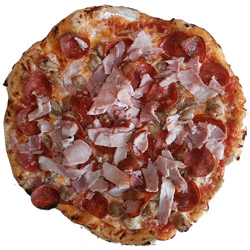 POFOKES Carnivore Pizza (Pepperoni, Italian Sausage and Smoked Ham)