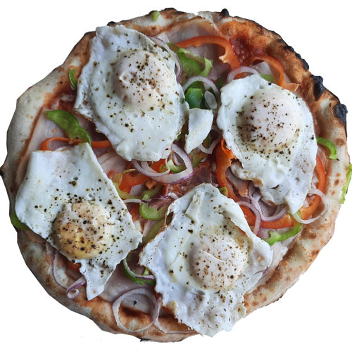 5) Denver Omelette Breakfast Pizza 5) Denver Omelette Breakfast Pizza