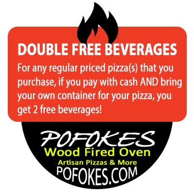 Get Free Beverages With Each Pizza Ordered
