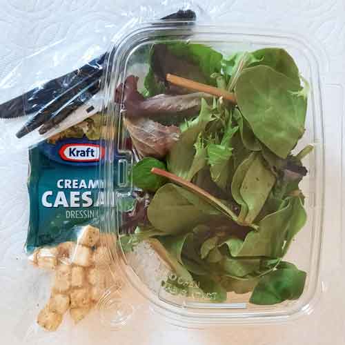 Organic Baby Greens Salad: $5