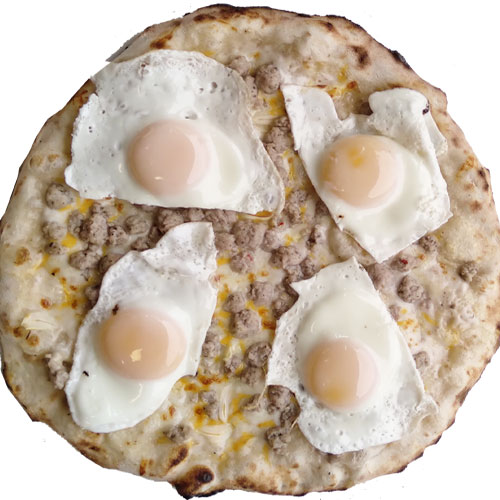 1) Sausage & Gravy Breakfast Pizza